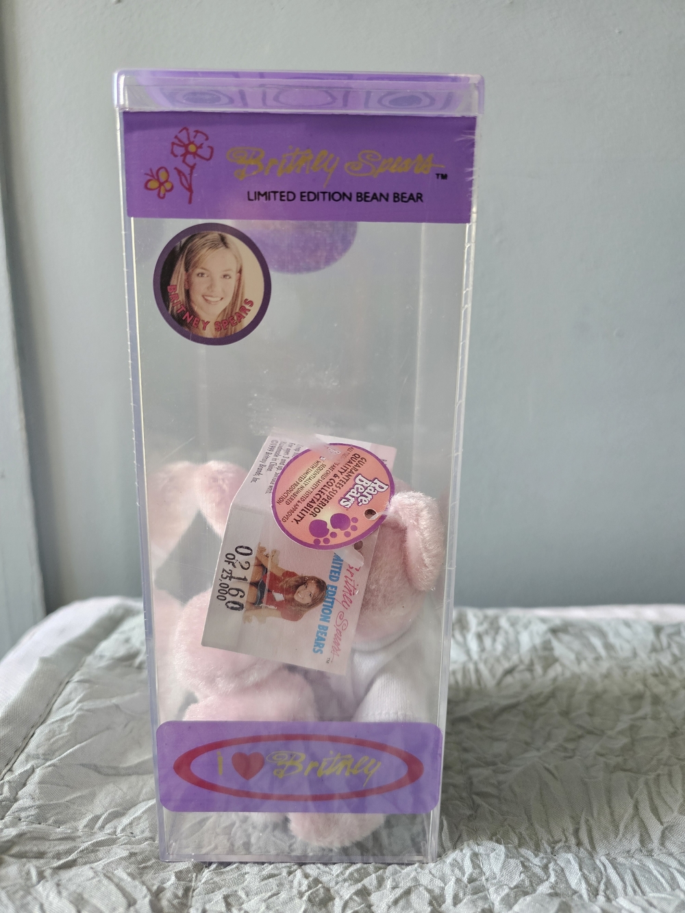 Britney Spears Limited Edition Pink Bean Bear Plush